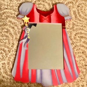 Princess Wood Mirror Blue/Pink